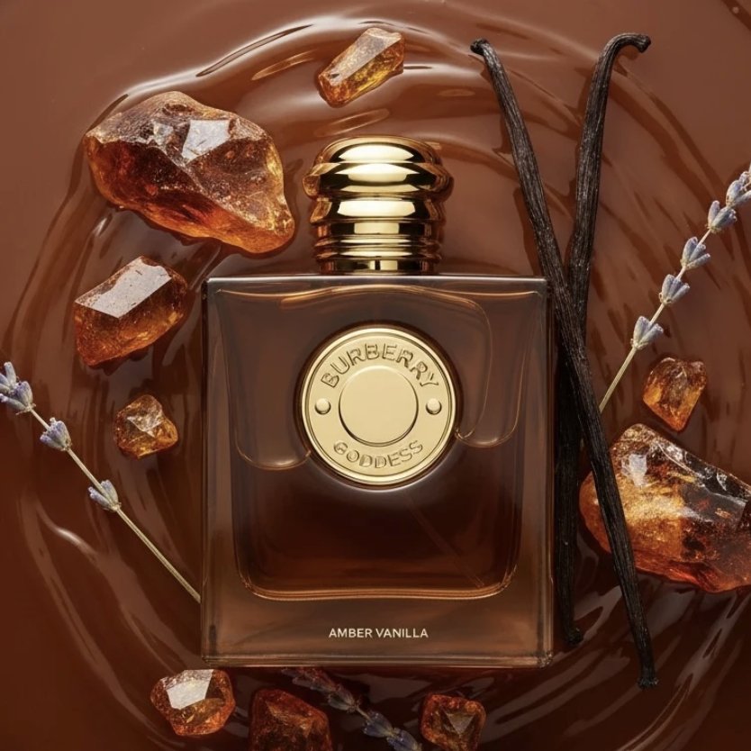 Burberry Goddess Amber Vanilla flakon vaníliarudakkal